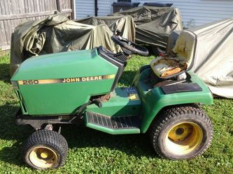 John deere 260 riding mower sale