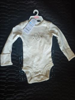 Baby Long Sleeve Ghost Print Onesie