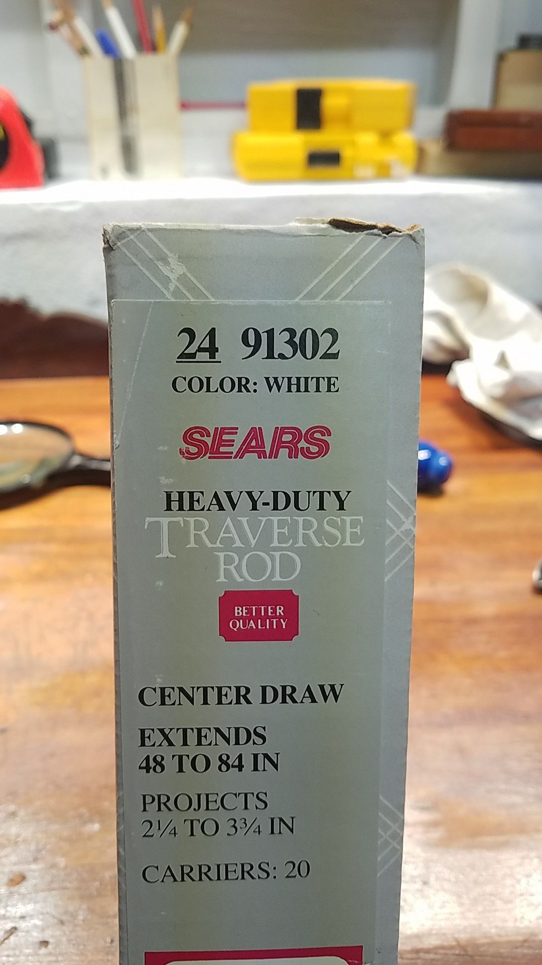 Sears heavy duty traverse rod