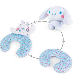 Sanrio Cinnamoroll Adult Reversible Neck Roll Pillow