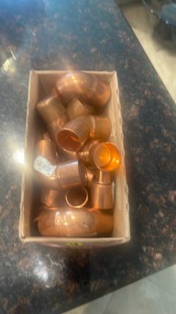 1” copper fittings $4ea