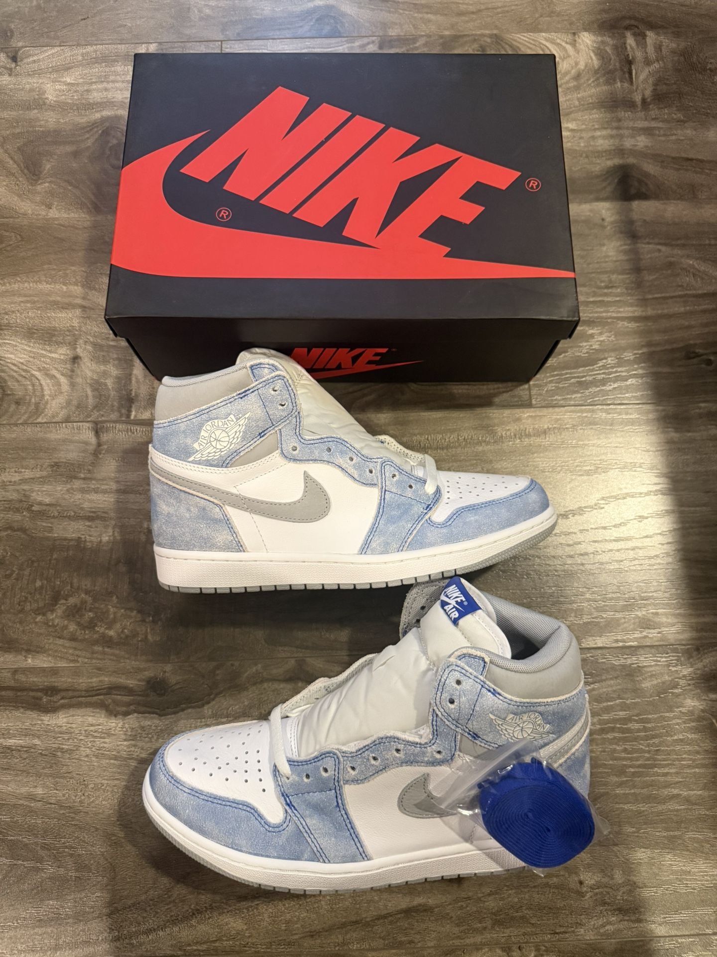 Nike Air Jordan High Hyper Royal Smoke Grey Size