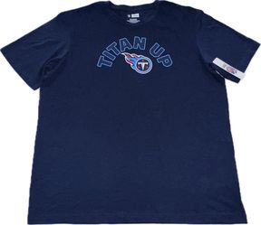 Titan Up Tennessee Titans Blue T Shirt Mens 2XL New