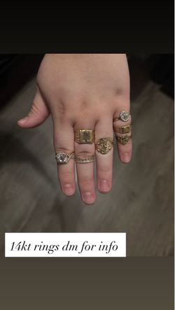 14kt Gold Rings