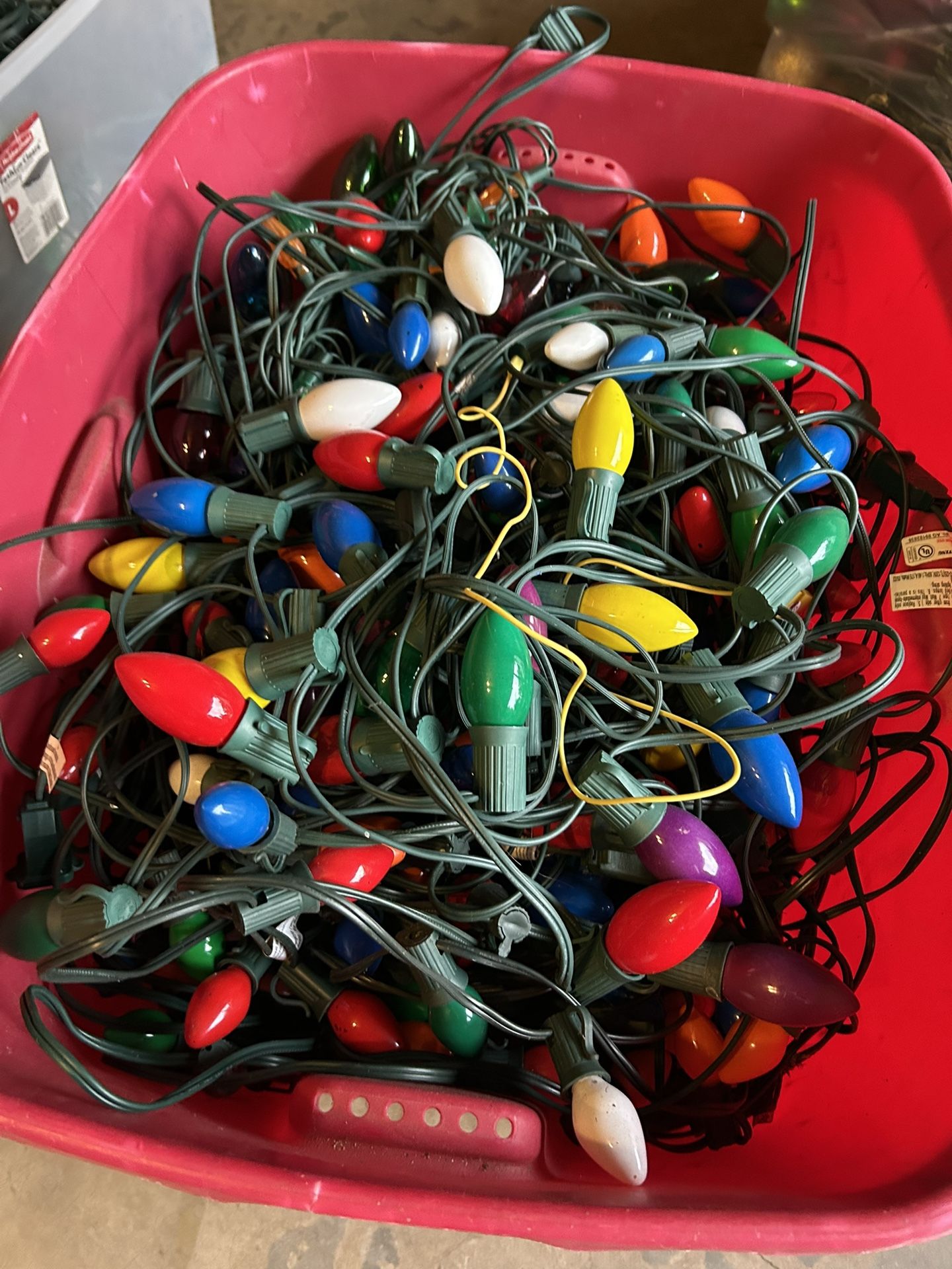 Box Of Christmas Lights 