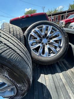 2023 gmc denali 22 rims oem 6 lug