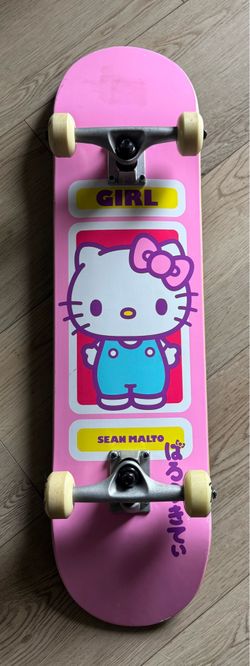 GIRL SKATEBOARDS - HELLO KITTY - SANRIO 60TH - SEAN MALTO DECK 8.0 X 31.875