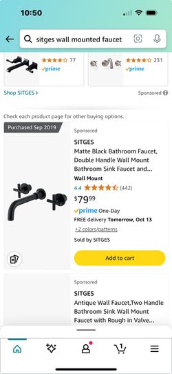 Wall Mounted Faucet