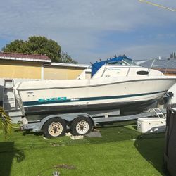 Wellcraft 1998 23' Proyecto Con Tráiler