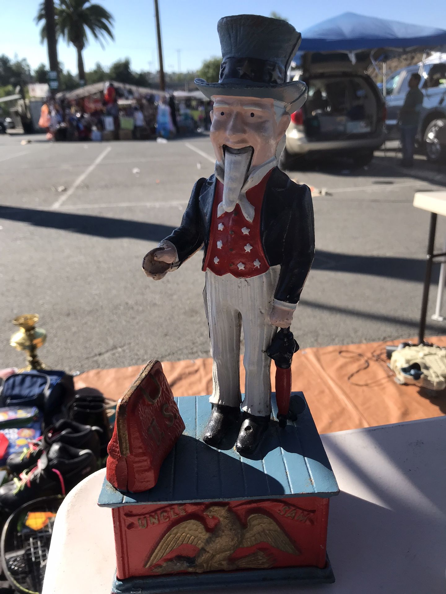 Antique Uncle Sam Piggy Bank