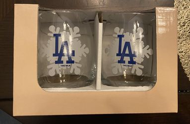 Dodgers Christmas Tumblers Set