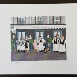 "Au Quai d'Orsay" Limited Edition Print