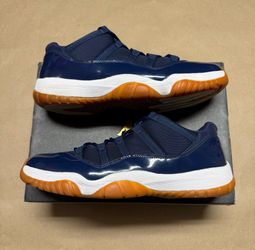 Nike Air Jordan 11 XI Retro Low Navy Gum Mens size 14 Basketball Shoes Rare!