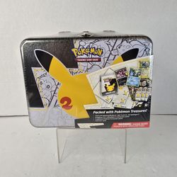 POKEMON CELEBRATIONS COLLECTORS TIN TRADING CARD GAME FACTORY SEALED 2021