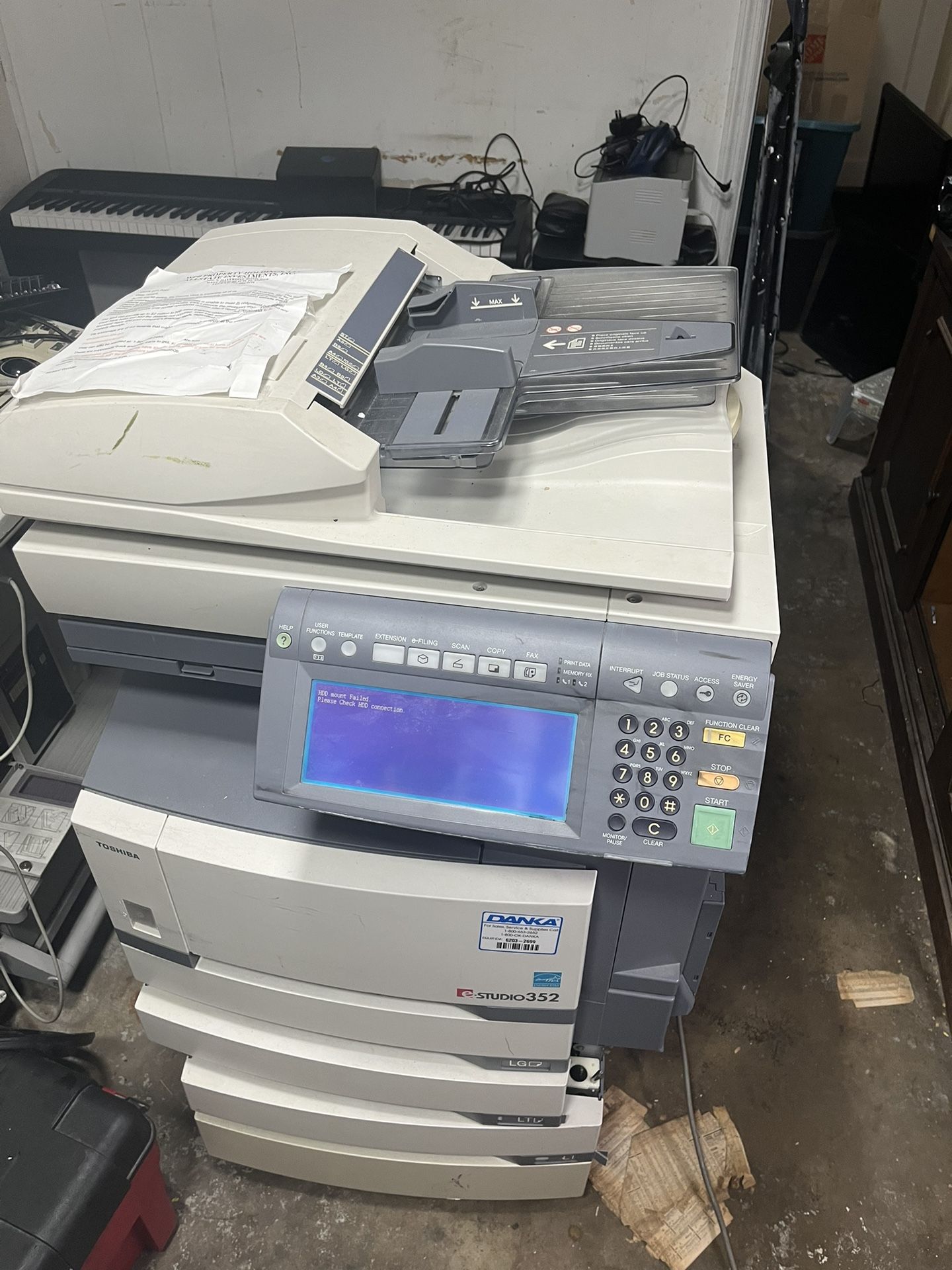 Toshiba e-STUDIO 352 white MFP copier printer