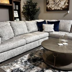 [OM] 🟪 Only $45 initial then take it home 🏡 Brand New Playwrite 4 Piece Sectional 