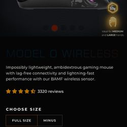Model 0 Glorious Gaming Mouse 