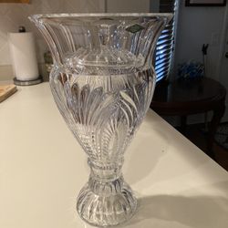 Cristal Candy Jar  With Lid 16 Inches Tall 