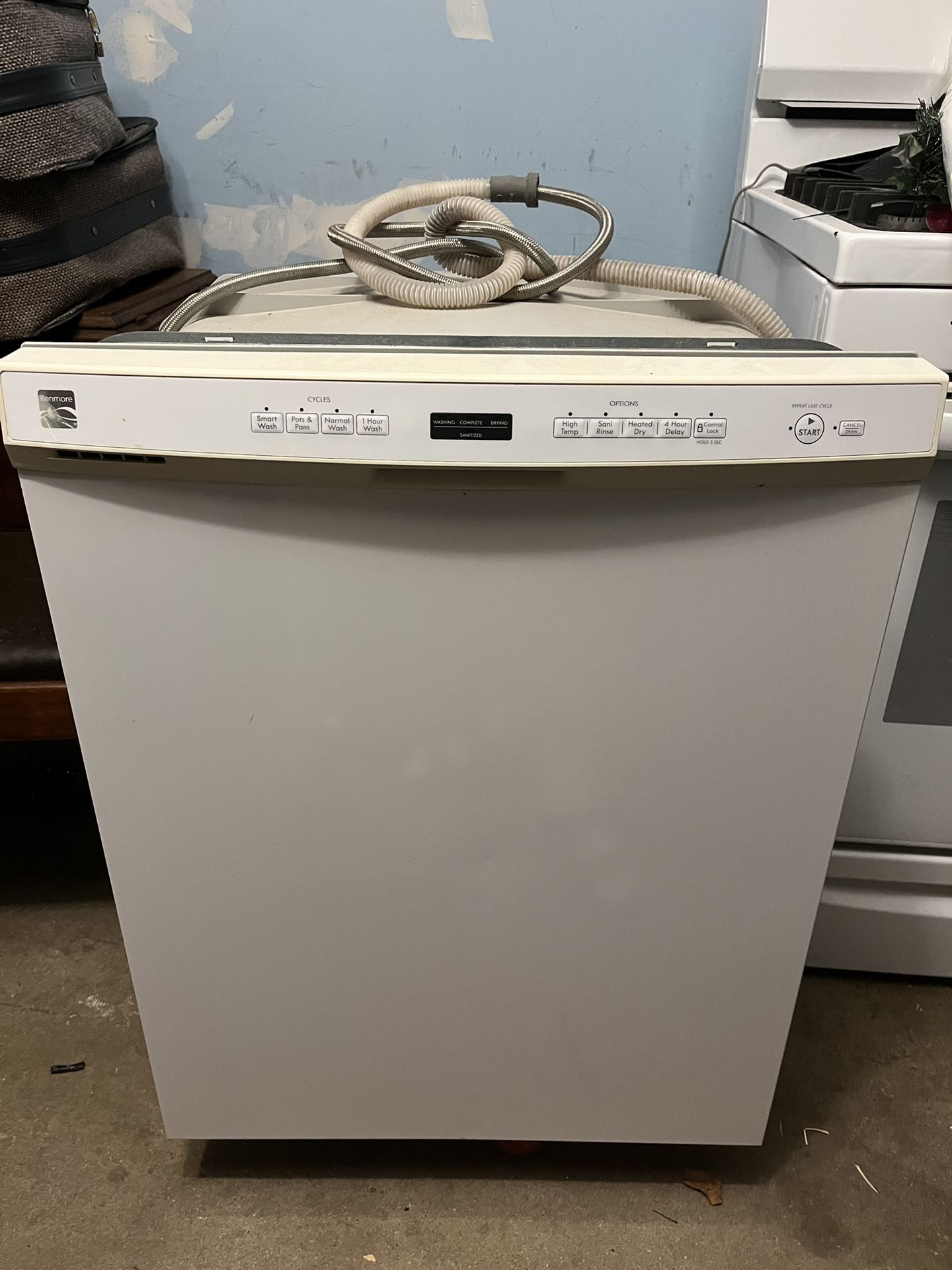 Kenmore White Dishwasher