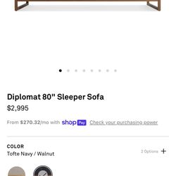 Blu Dot Diplomat Sleeper Sofa (Queen)