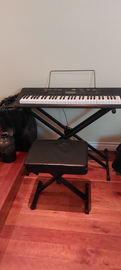 Keyboard with standard and chair