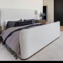 Boucle King Sized Bed 