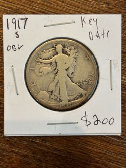 1917-S Walking Liberty Half Dollar – Better Date