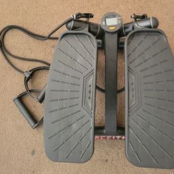 Stairs stepper with resistance bands