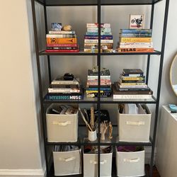 Black Metal Bookshelf