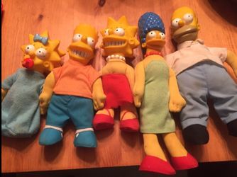 Original Burger king Simpsons dolls
