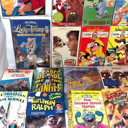 34 Total VHS VCR Bundle Lot All For $30   