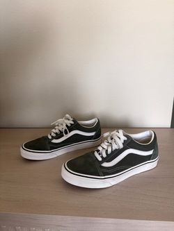 Olive green Vans Old Skool