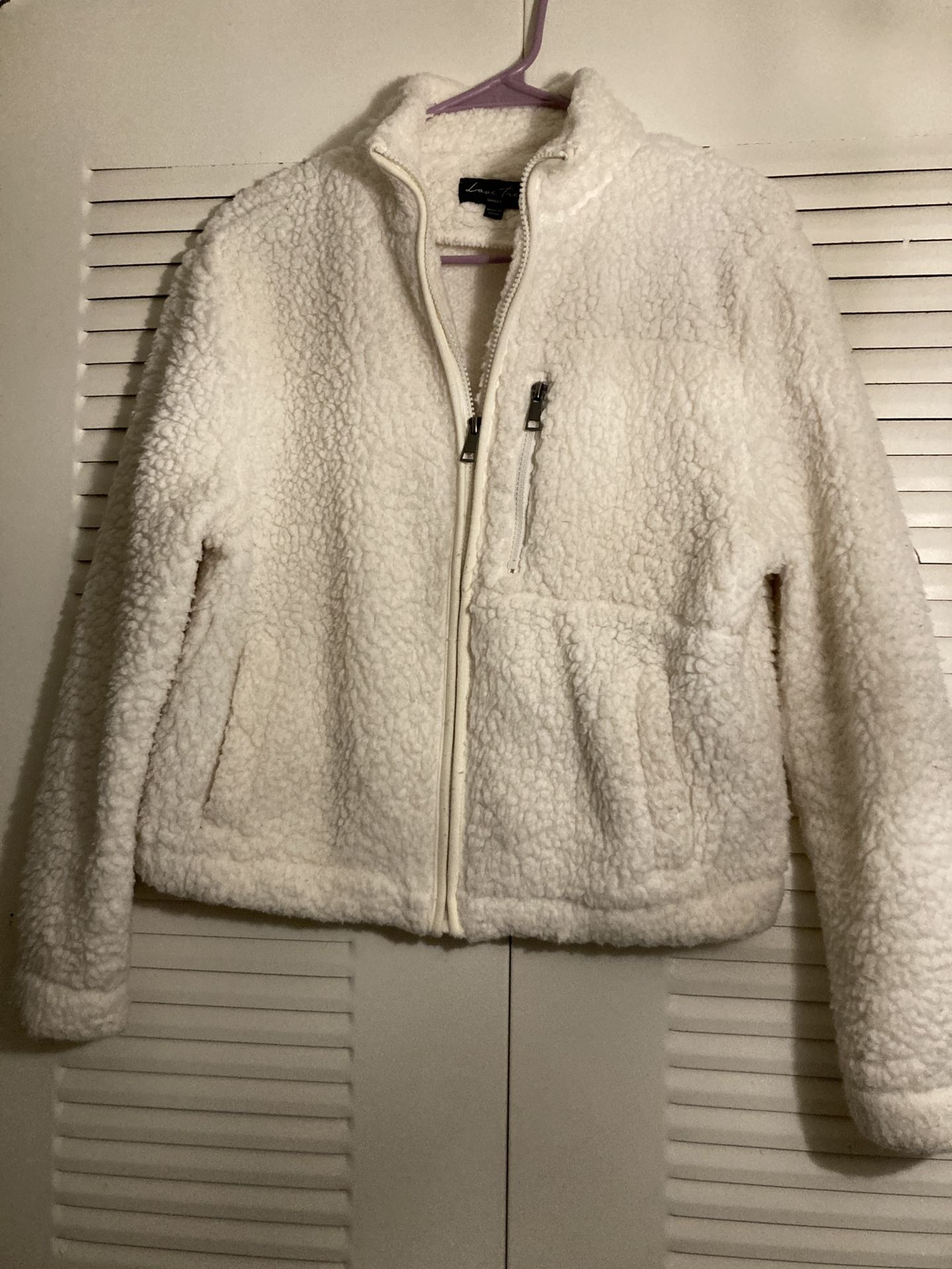 Love Tree Fleece Jacket - Small