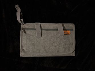 Infant Grey Portable Diaper Changing Pad