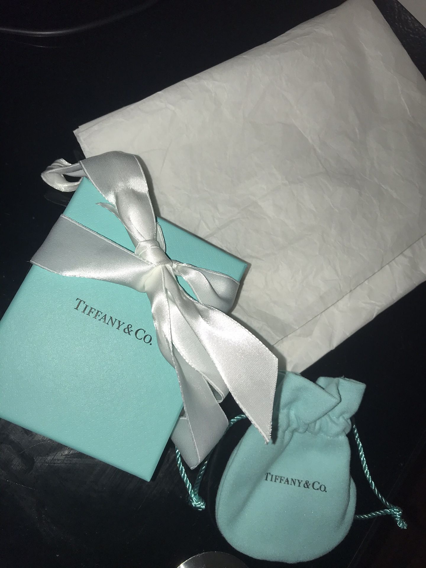 TIFFANY&CO Jewelry Box With Pouch