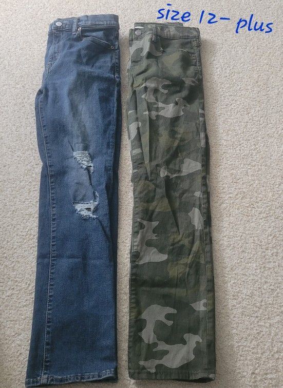 Boys Size 12 Plus Jeans