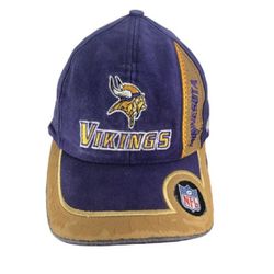 Vintage Minnesota Vikings NFL Puma Cap Hat Adjustable Pro Line