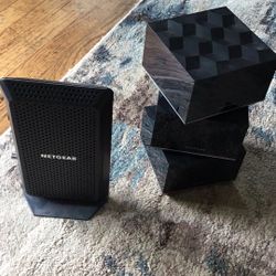 Netgear Gig-modem & Nighthawk MR80 Mesh Network Trio!