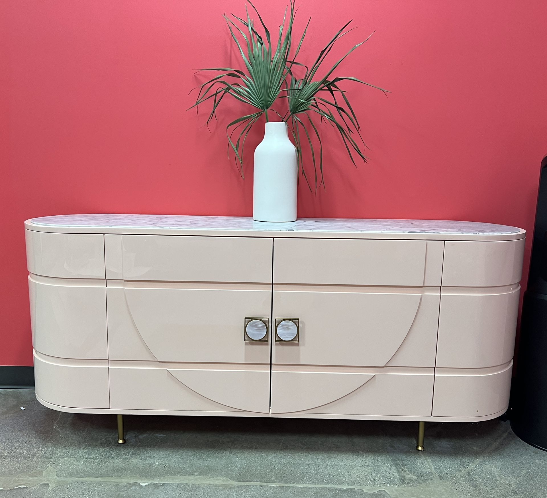 Anthropologie Blush Pink Console, Credenza