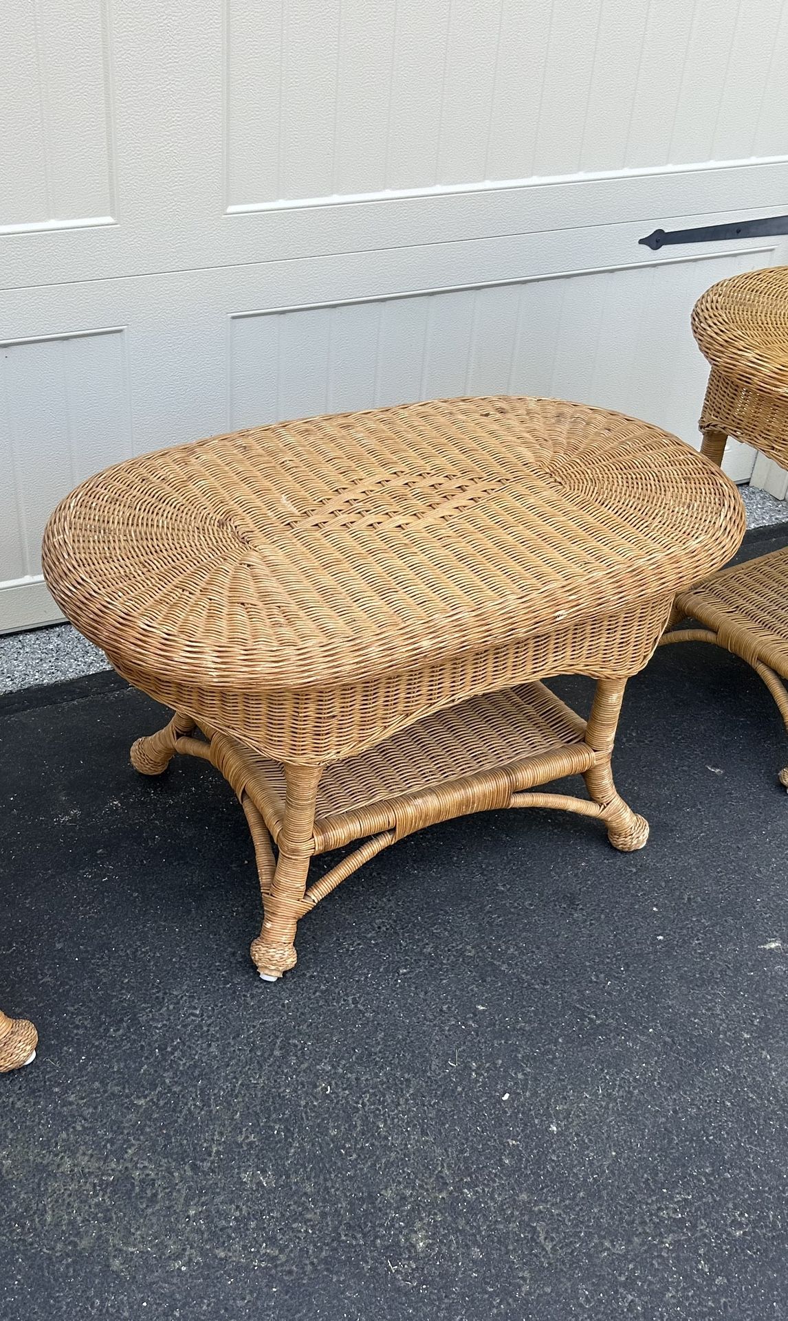 Wicker Coffee Table 