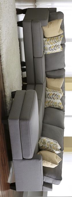 Sheila Chamberly Alloy RAF Sectional - Living Room Set -Couch