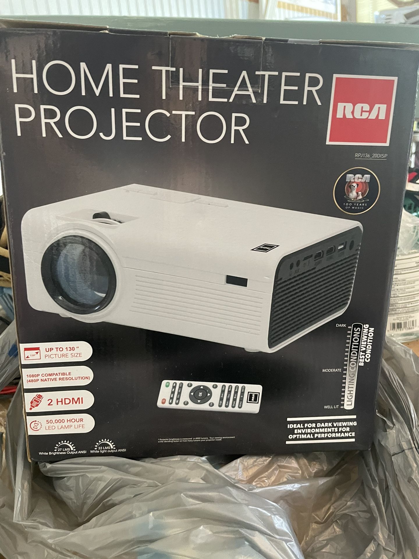 RCA home theater projector