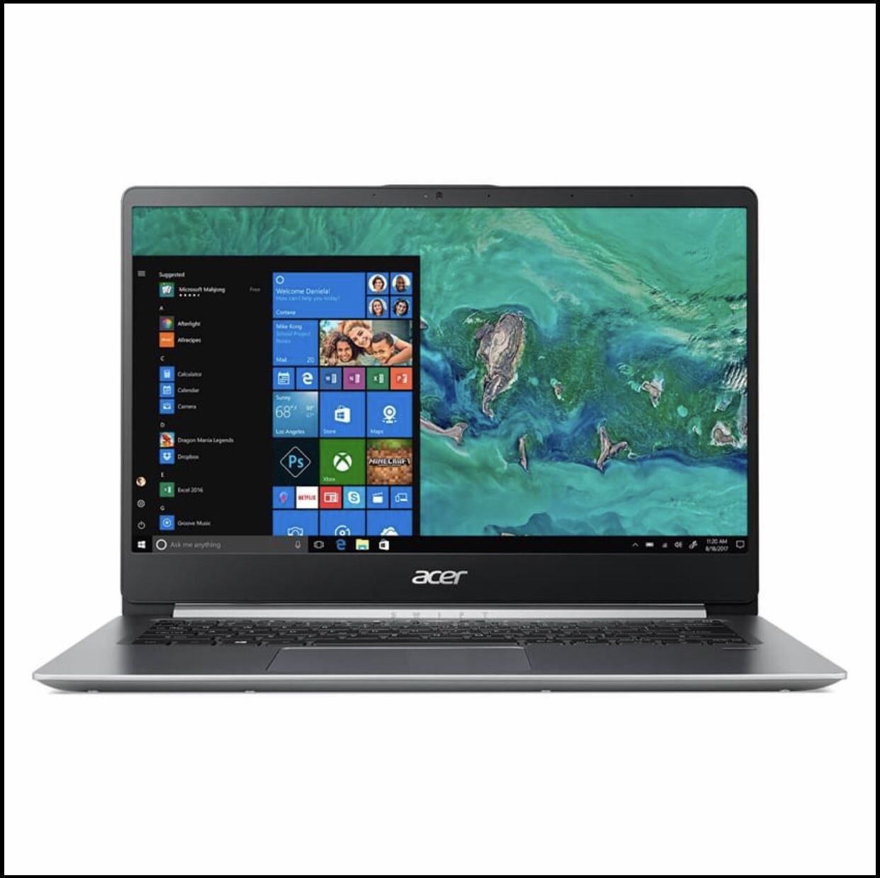Acer Swift 1, 14” Full HD Notebook, 4GB, 64GB SSD