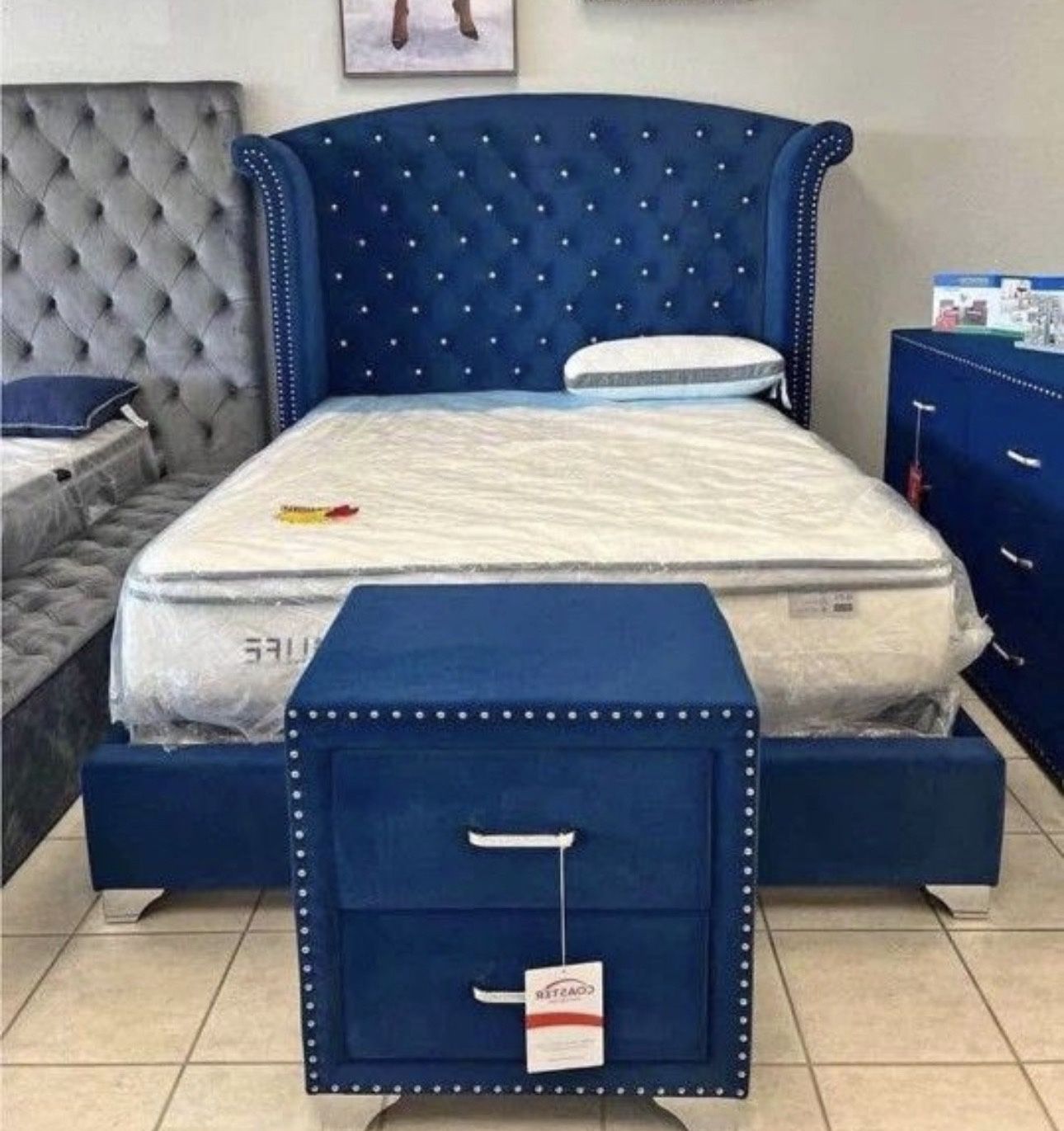 New 4pc Bedroom Set In Box Buy Now Pay Later $39 Down No Credit Needed 