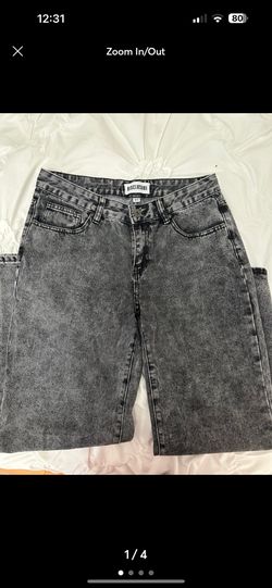Disclosure low rise baggy jeans