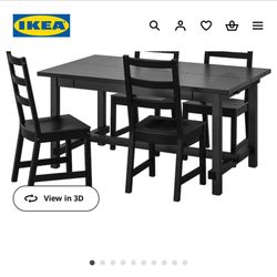 IKEA Desk And Chairs 