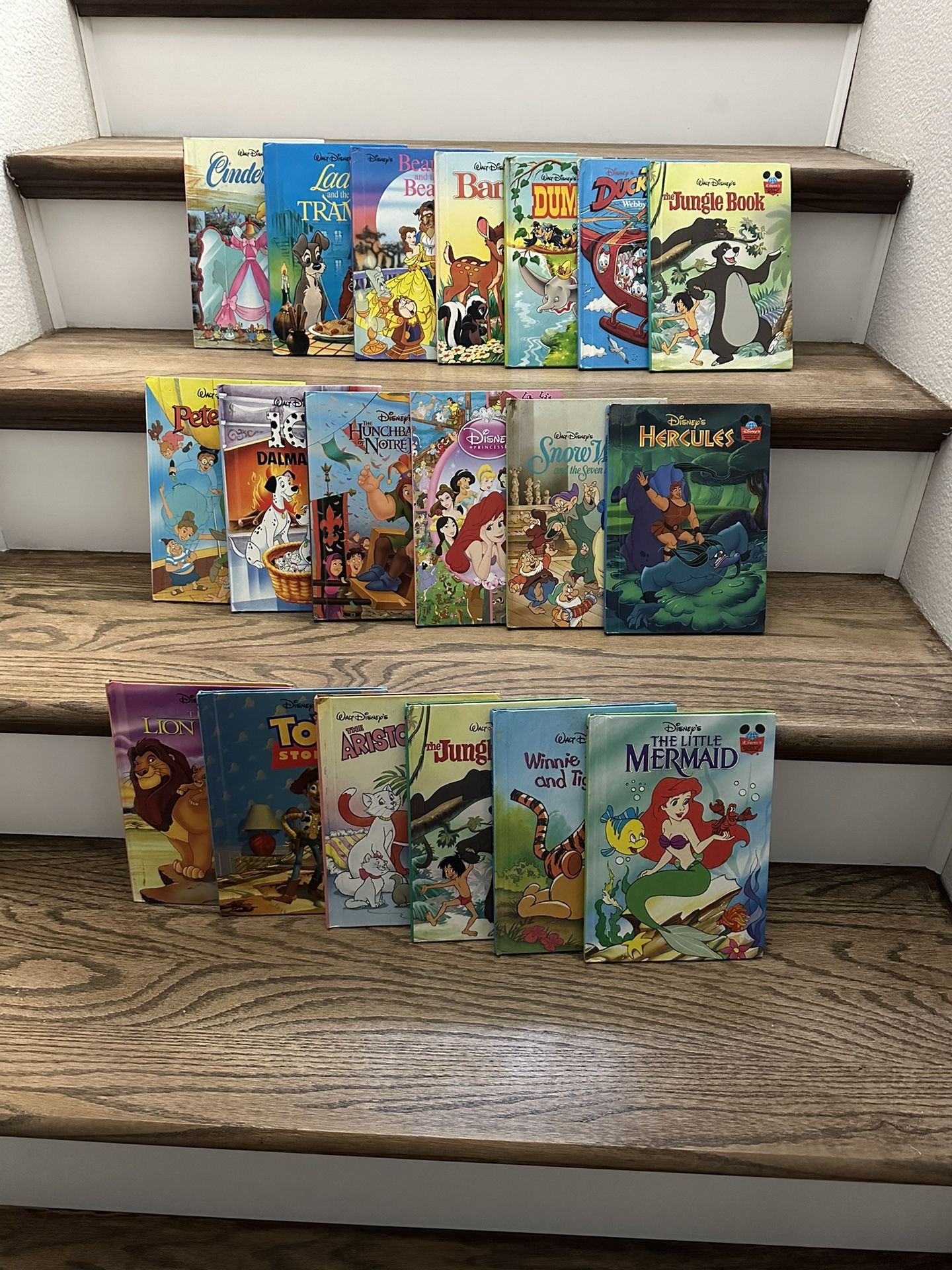 Lot Of 19 Walt Disney Books