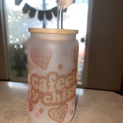 Concha Design Glass Cup