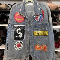 Ma Cherie Denim Trucker Jacket, Size L