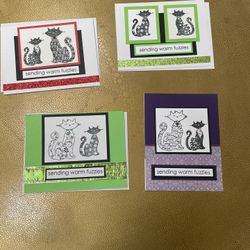 Cat Lover Card Set of 4